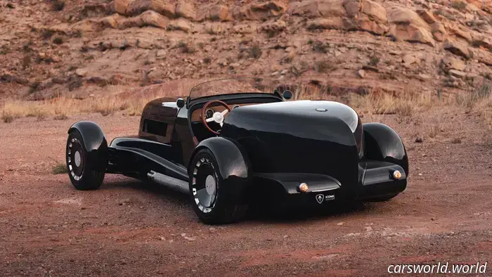 Хот-род Эдсела Форда в стиле ар-деко переделали из углеродного волокна.