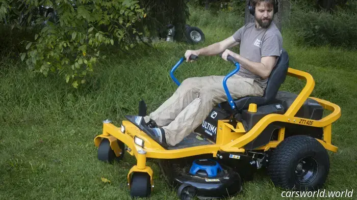 Mowing the lawn can be your solo motorsport.
