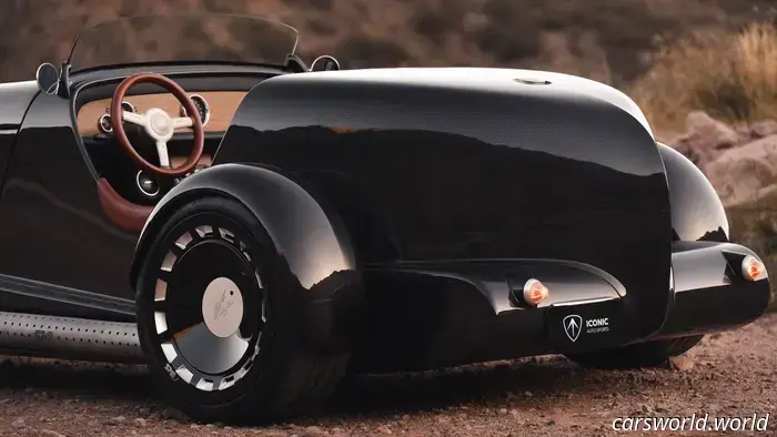 Хот-род Эдсела Форда в стиле ар-деко переделали из углеродного волокна.