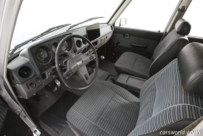 Toyota Installed a New Tundra V6 in an FJ60 Land Cruiser While Retaining the Five-Speed Manual Transmission.