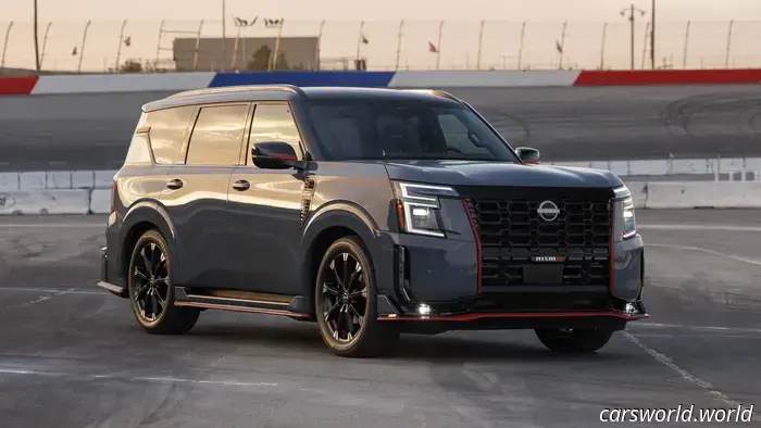 Nissan Armada Nismo 2026 года выпуска - это семиместный "Панически бегущий слон"