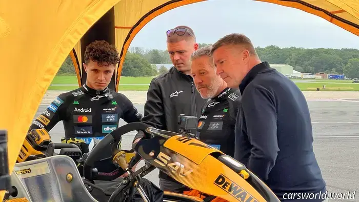 I witnessed F1 champion Lando Norris defeat his McLaren boss in a kart race, and it was an eye-opening experience for me.