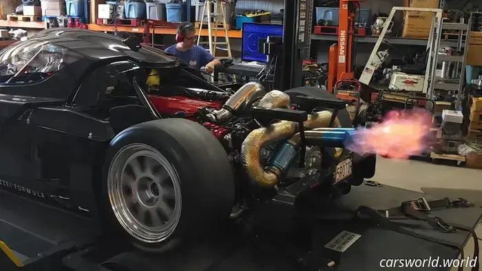 Custom-Built Five-Rotor Supercar Produces 1,120 WHP on the Dynamometer