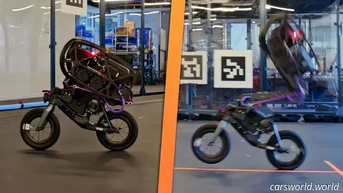 Researchers Developed a BMX Robot That Learned to Bunny Hop on Its Own.