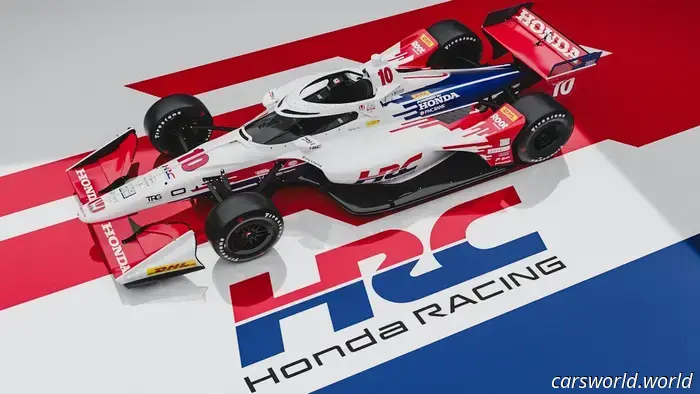 На гонке IndyCar, которая пройдет в эти выходные, Honda представит красивую ливрею HRC