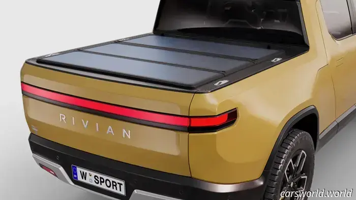 Ora puoi acquistare una copertura tonneau solare per la tua Rivian R1T.