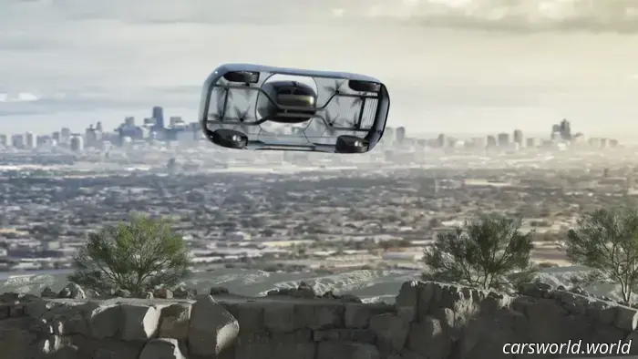 This eVTOL with four wheels continues to promote the concept of the 'flying car.'