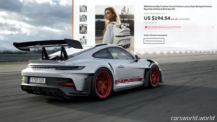 Backpacks Shaped Like Porsche 911s Arrive Just in Time for the Back-to-School Season