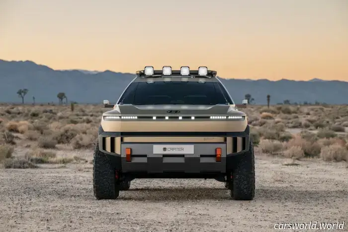 Hyundai Crater Concept è un fuoristrada cyberpunk che in realtà sembra un'auto davvero figa invece di un cassonetto della spazzatura.