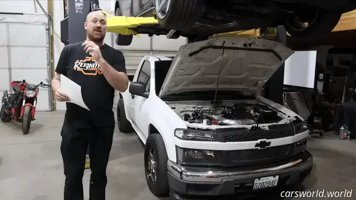 Chevy Colorado Race Truck Equipped with a Turbocharged GM I6 Just Seems Right