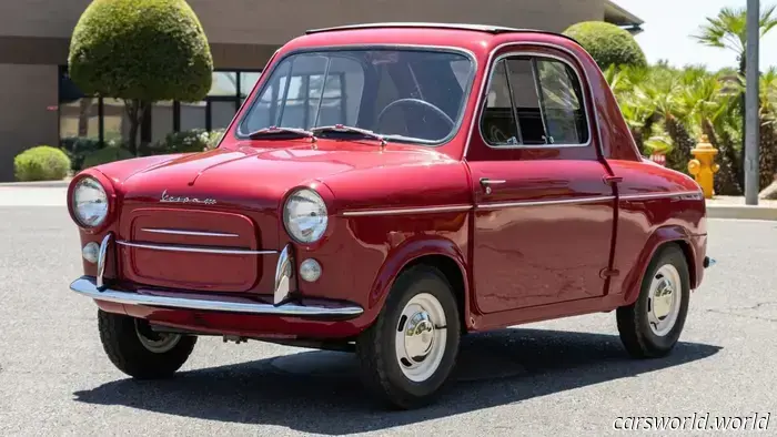 Vespa's Microcar from the 1950s was just as adorable as its scooters.