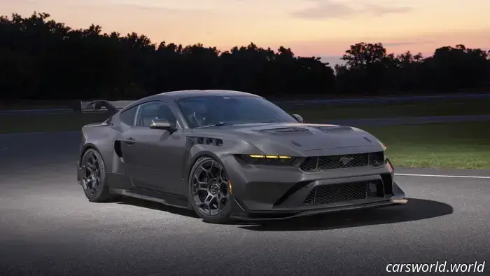 You can now obtain a Ford Mustang GTD in complete naked carbon fiber.