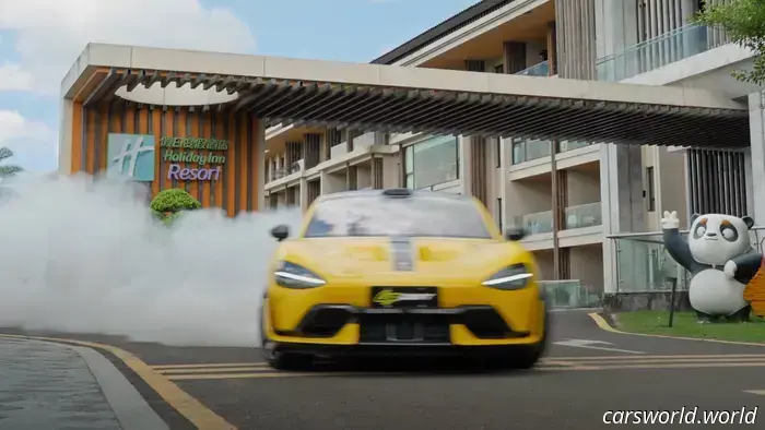 Chinese EV Imitates Ken Block’s Gymkhana Videos—But We Have No Complaints About It.