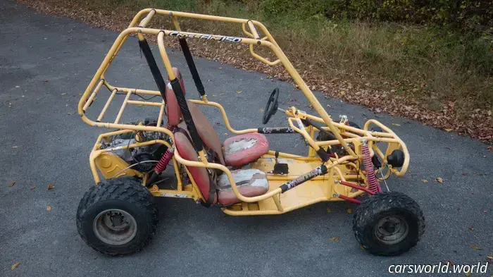 I Finally Acquired My Dream Car from Middle School: A Two-Seat Go-Kart
