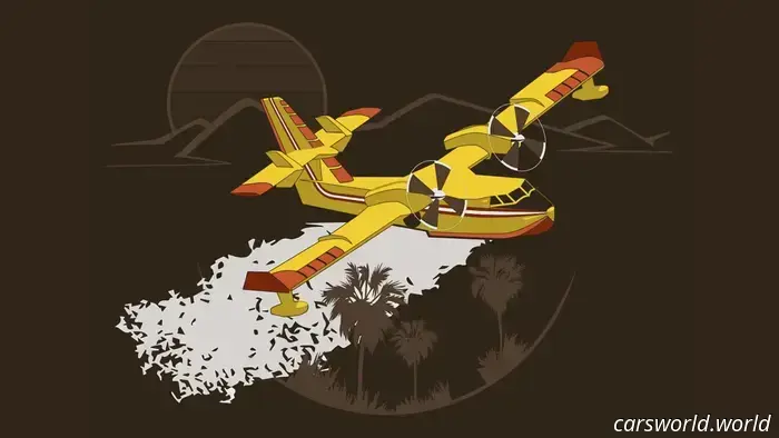 This Cool Water Bomber Shirt Supports Victims of California Wildfires and Firefighters.