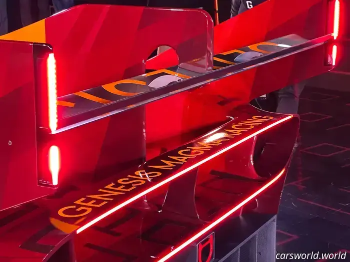Observe the meticulous process of wrapping a race car.
