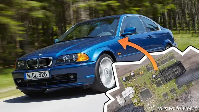 Из-за этой Дурацкой Печатной платы Переключателя фар Загорелся BMW E46s