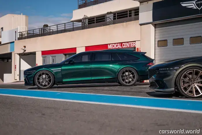 The Genesis G90 Wingback Wagon Concept Demonstrates That Magma Is More Than Simply a Color.