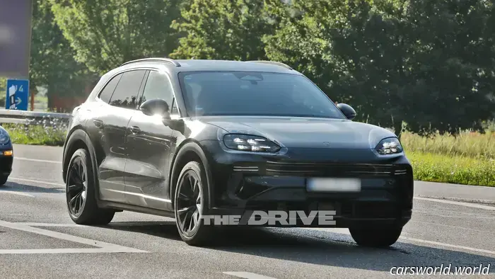 This is our most detailed glimpse yet at the 2027 Porsche Cayenne EV.