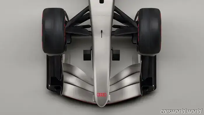 Первый болид Audi для Формулы-1 прост, но вызывает сенсацию.