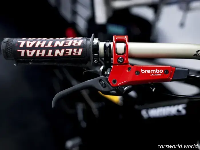 Brembo brakes are being introduced to mountain bikes now.