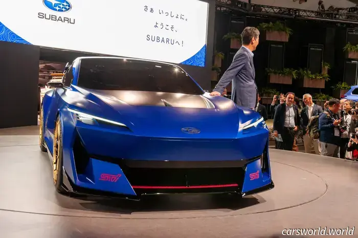 STI-Badged Electric Vehicle? Subaru Is Still 'Evaluating' It Despite Shift Back to Gasoline Engines.