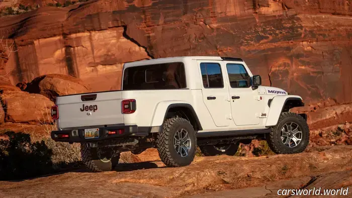 2026 Jeep Gladiator Unveils Complete Military Aesthetic with Olive Green Rims