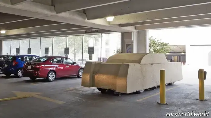 Why a 1957 Cadillac is Encased in Concrete in a Chicago Parking Garage