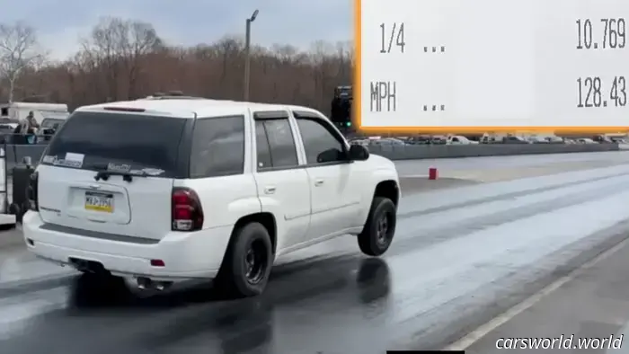 Chevy Trailblazer con motor Turbo I6 Corre 10 segundos en el Cuarto de Milla