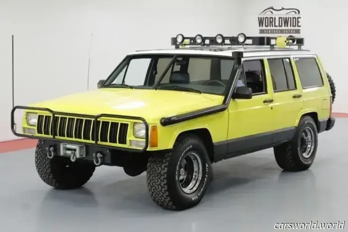 This Disturbingly Wide Jeep Cherokee Exists and Is Available for Purchase.