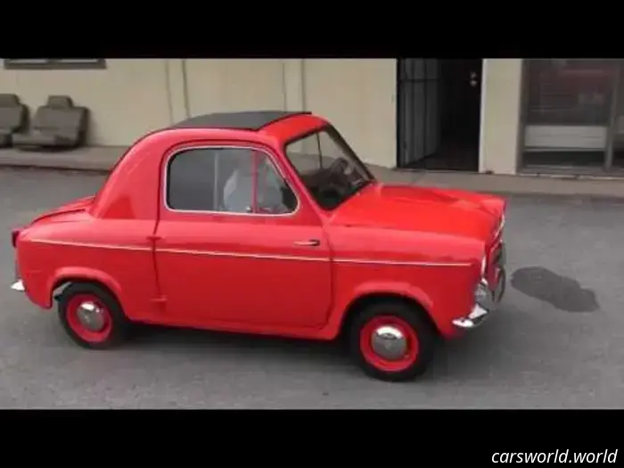 Vespa's Microcar from the 1950s was just as adorable as its scooters.