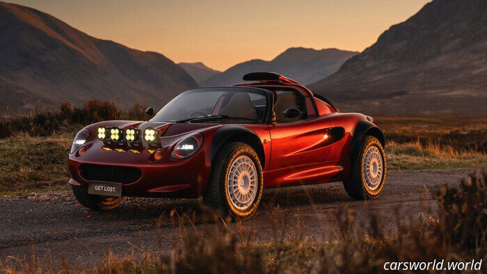 Esta Construcción Lotus Elise Safari Está Hecha para Abordar Senderos (y Baches)