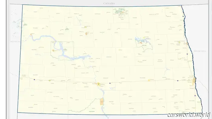Le nuove autostrade a 80 MPH del Nord Dakota hanno limiti inferiori altrove