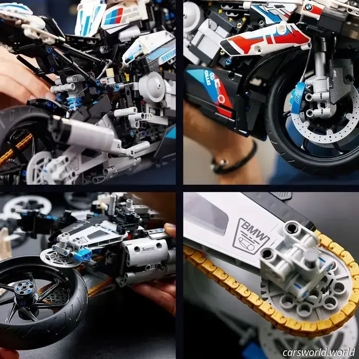 Этот огромный набор LEGO BMW Moto в масштабе 1:5 сейчас продаётся со скидкой 50 долларов.