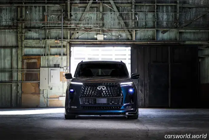 Infiniti придумала 1000‑сильный внедорожник Nissan GT‑R с окраской «Midnight Purple» для SEMA