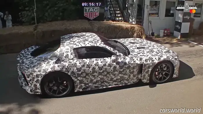 El secreto superdeportivo GT de Toyota acaba de ascender a Goodwood disfrazado