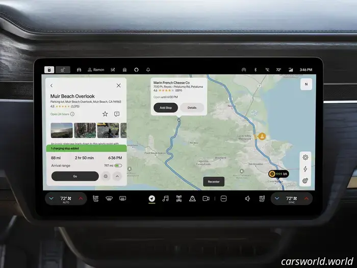 Rivian affronta finalmente le lamentele sulla navigazione con Google Maps integrato e personalizzato