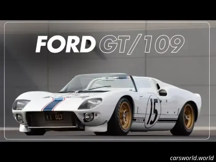 El Único Ford GT40 Descapotable Que Corrió en Le Mans Saldrá a Subasta