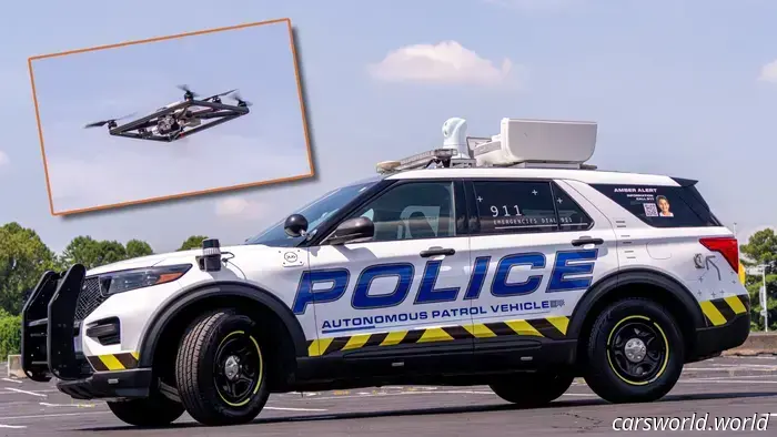 Miami sta testando un'auto della polizia a guida autonoma in grado di lanciare droni.