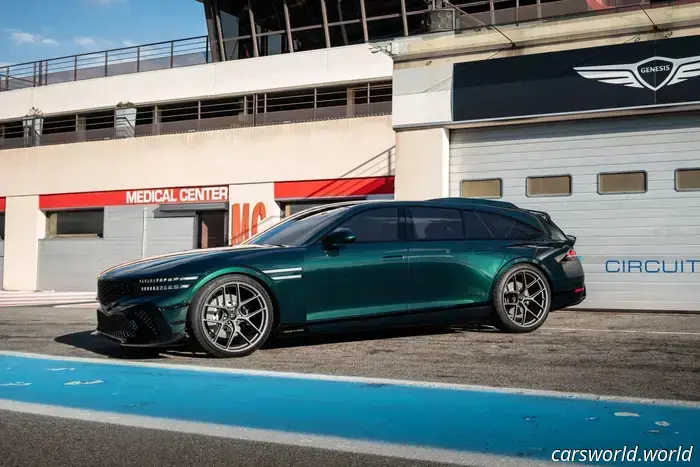 The Genesis G90 Wingback Wagon Concept Demonstrates That Magma Is More Than Simply a Color.