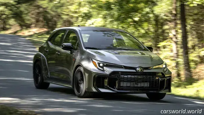 Toyota заявляет, что обновление программного обеспечения для GR Corolla, увеличивающее крутящий момент, не будет продаваться в США.