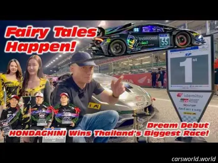 Questa Lamborghini con motore Honda K20 è stata costruita per gareggiare contro le compatte giapponesi.