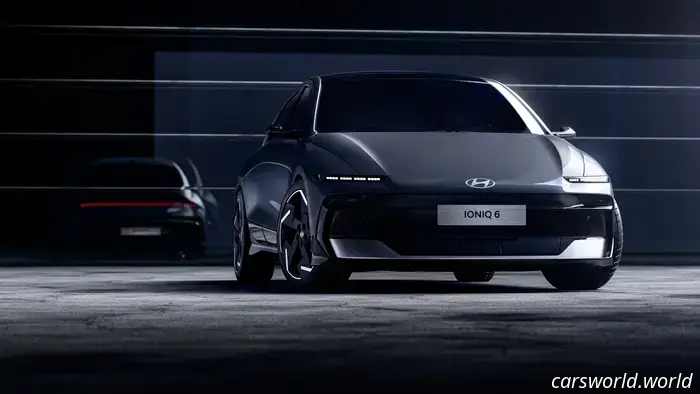 Hyundai Ioniq 6 Obtiene una cara más Nítida para 2026 y un modelo N Line más malo