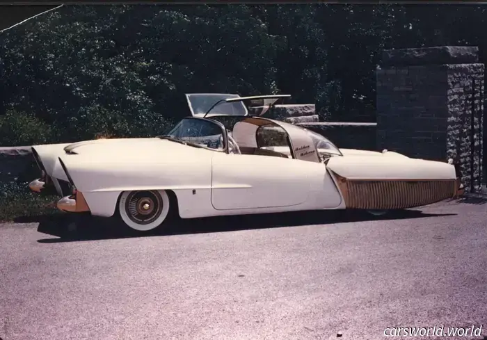 One of the most legendary custom cars from the 1950s, featuring illuminated Goodyear tires, is available for purchase.