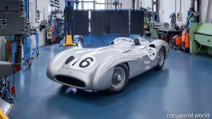 Iconic 1954 Mercedes-Benz W196R Sold for $54 Million, Becoming the Most Expensive Grand Prix Car in the World.