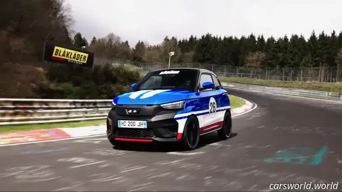 Un nuovo record sul giro del Nurburgring è stato stabilito con appena 8 cavalli.