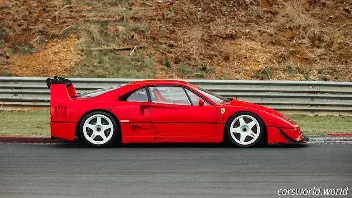 Выставленный на продажу Ferrari F40 был превращен легендой Геймерского спорта в Гоночный автомобиль