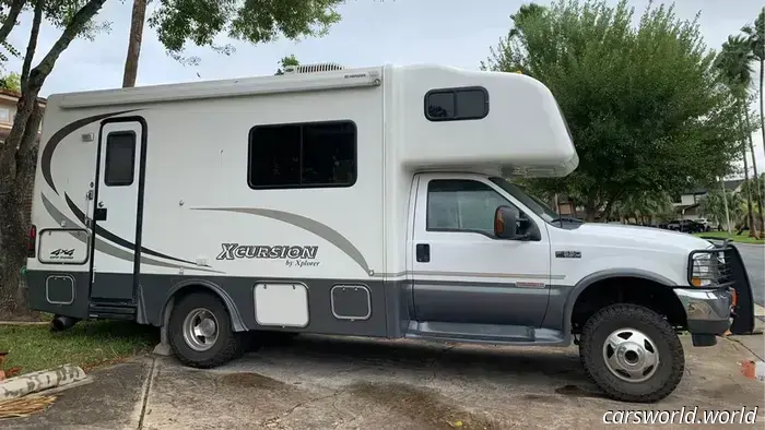 For Sale: This Ford Super Duty RV featuring 4×4 and a ZF6 Manual Transmission