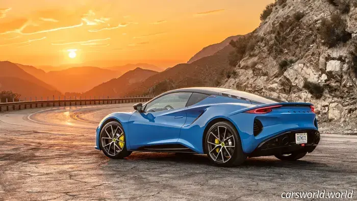 V6 Lotus Emira Не справляется с выбросами вредных веществ, Поэтому вместо Него может быть установлен V8