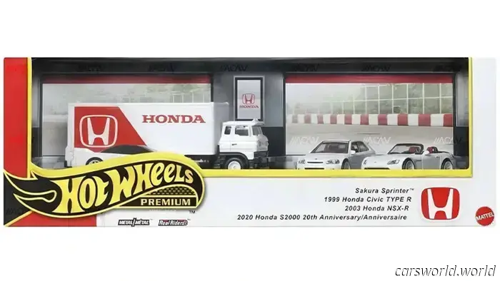 Este Juego Honda Hot Wheels Es el Regalo Perfecto para el Fanático de VTEC en Su Vida